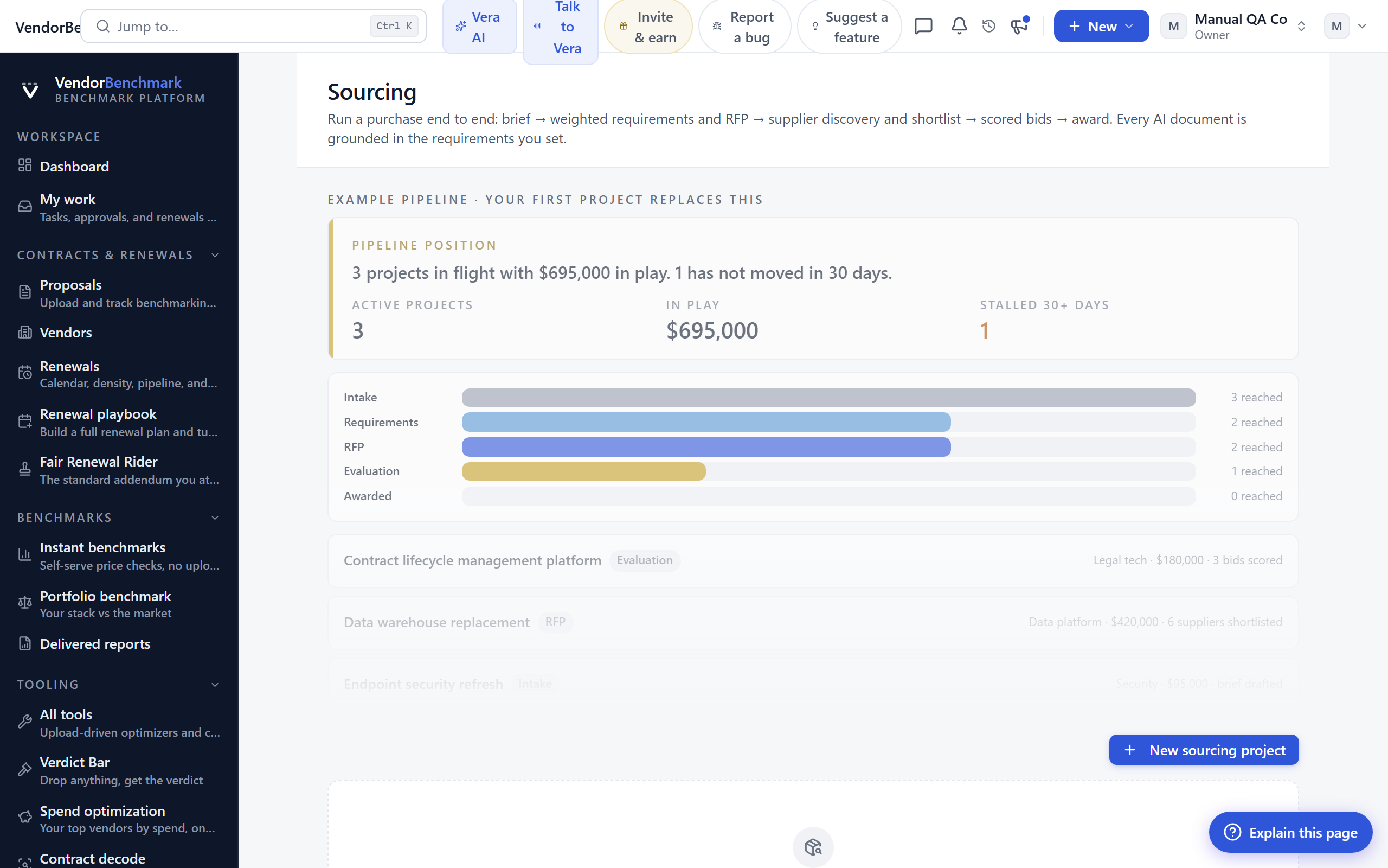 Sourcing screenshot